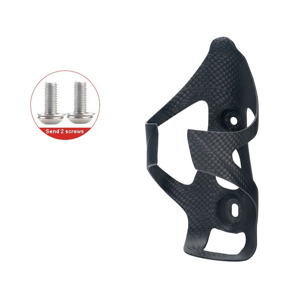 TOSEEK Outdoor Cycling Bicycle Matte Carbon Fiber Water Bottle Cage MTB Road Bike Bottle Holder-5