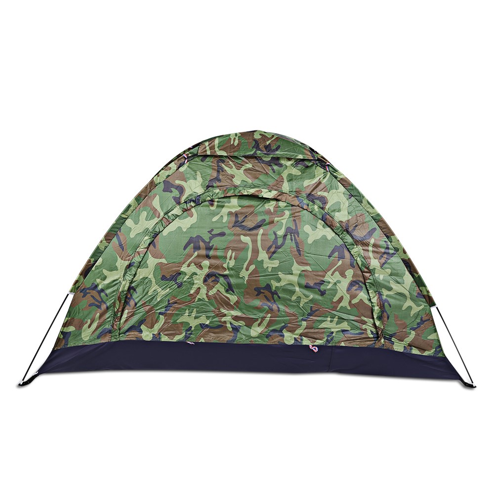 1-2 Personne Tente À Vent Extérieure Anti-UV Pour Le Camping Pêche Escalade - Camouflage-2