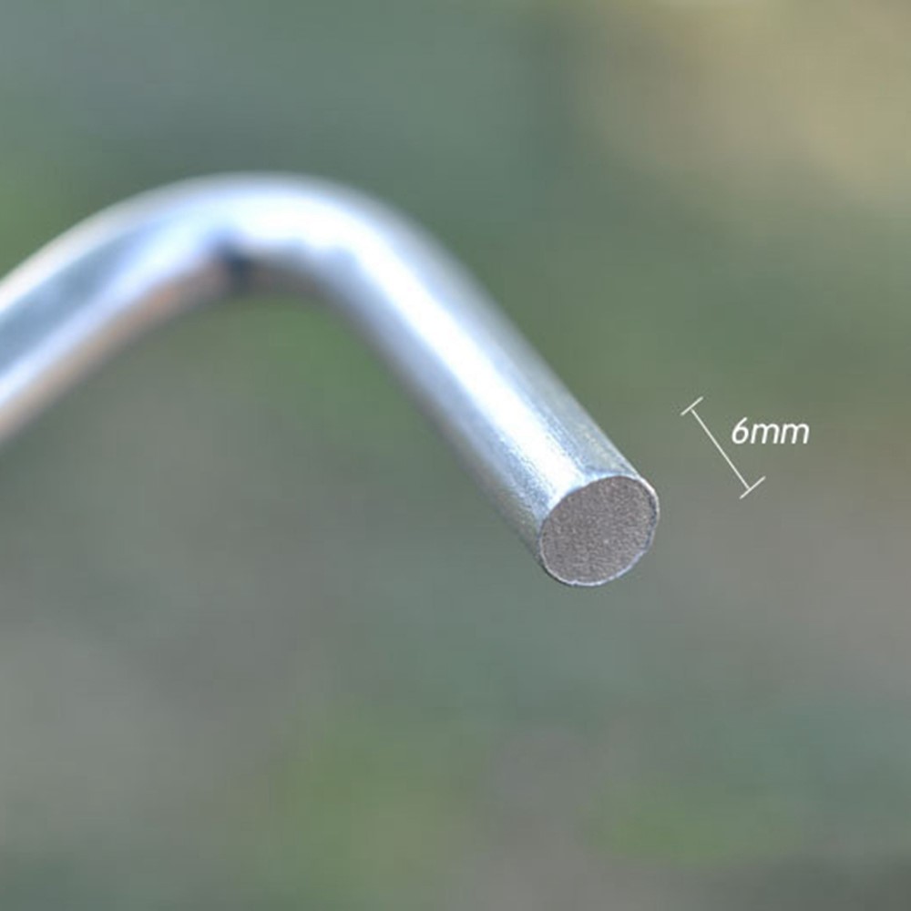 DESERT&FOX Aluminum Alloy Tent Peg Hook Garden Stake Ground Nail for Hammock Camping Awning Flysheet-6