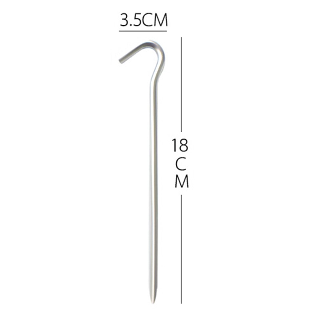 Desert & Fox Aluminium Legierung Zelt Peg Hook Garten Stake Ground Nagel Für Hängemattencamping -markise Fliegenblatt