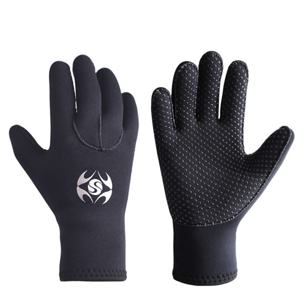 1 Pair SLINX 3mm Neoprene Diving Gloves Snorkeling Canoeing Gloves Spearfishing Underwater Accessories - S-1