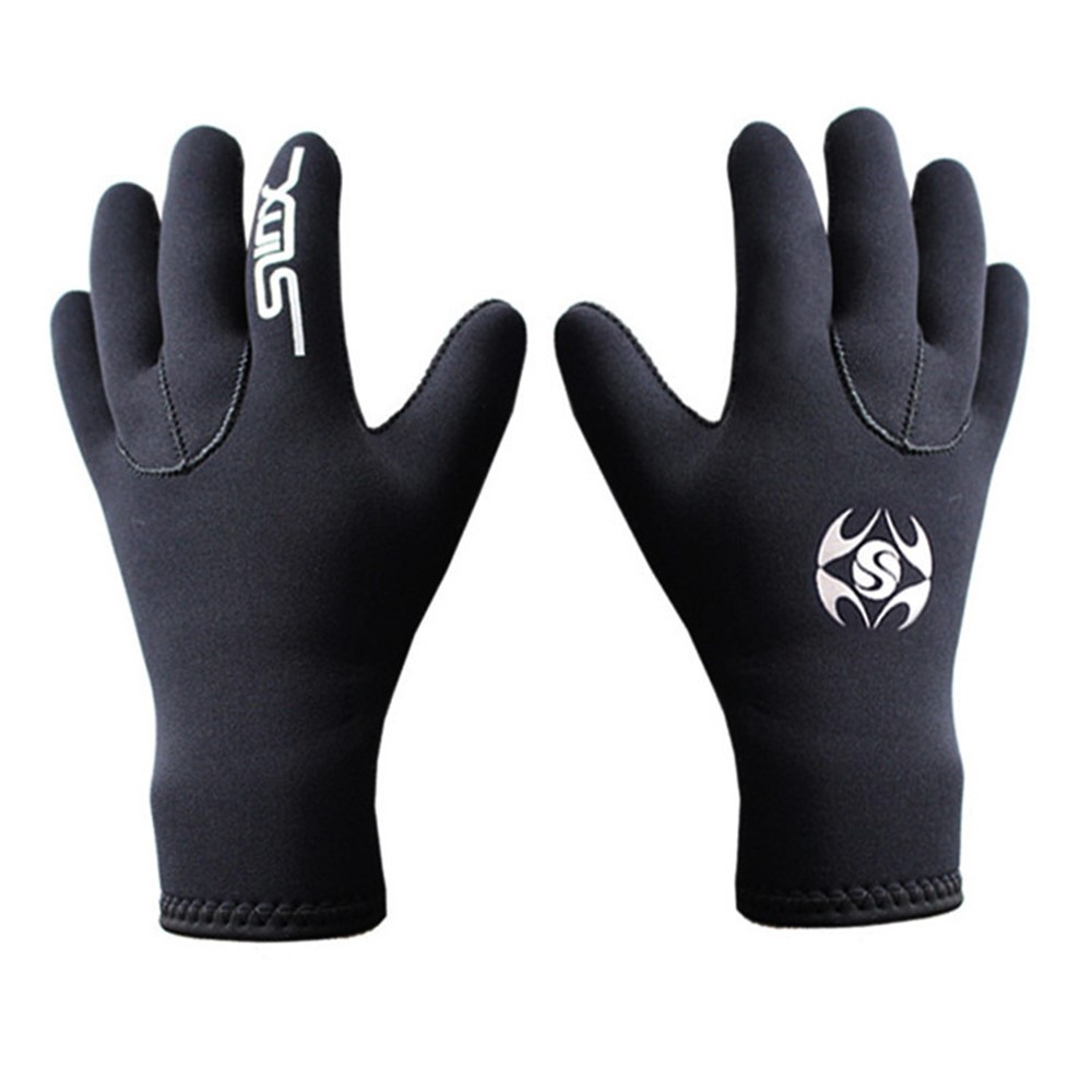 1 Pair SLINX 3mm Neoprene Diving Gloves Snorkeling Canoeing Gloves Spearfishing Underwater Accessories - S-2