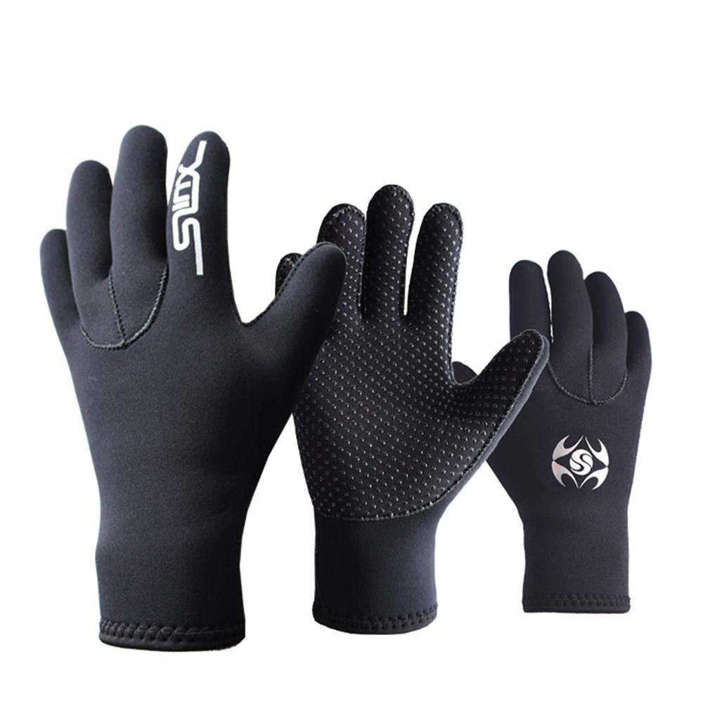1 Pair SLINX 3mm Neoprene Diving Gloves Snorkeling Canoeing Gloves Spearfishing Underwater Accessories - S-8