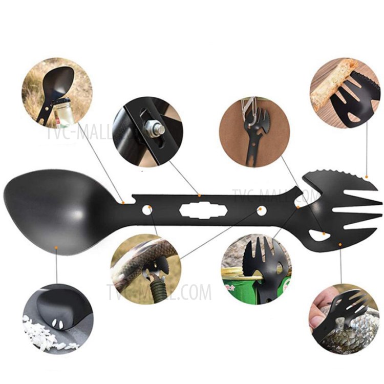 AGCY-49 Multi-function Outdoor Survival Firestone Compass Flashlight Knife Emergency Blanket Fishing Tool Kit-2