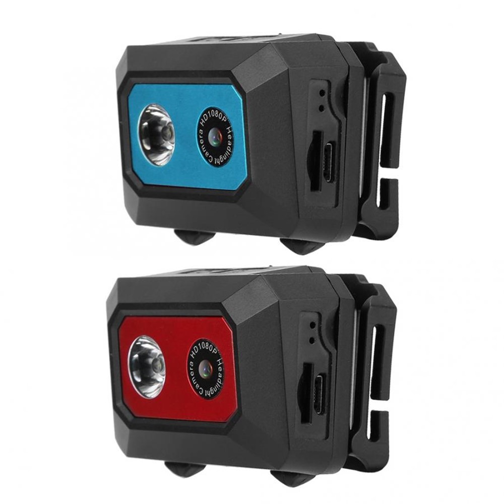 F18 HD 1080p Sports DV Camera DVR Action Camera DVR Vision Vision Vision Videocamera Con Faro a LED - Rosso