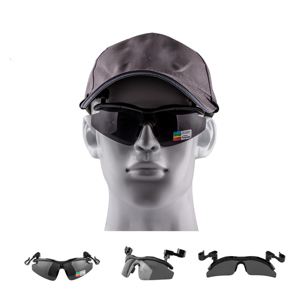 XQ-114A Fueras de Pesca Deportiva Polarizada al Aire Libre Clip Gafas de Sol UV400 Eyewear de Senderismo de Caminata