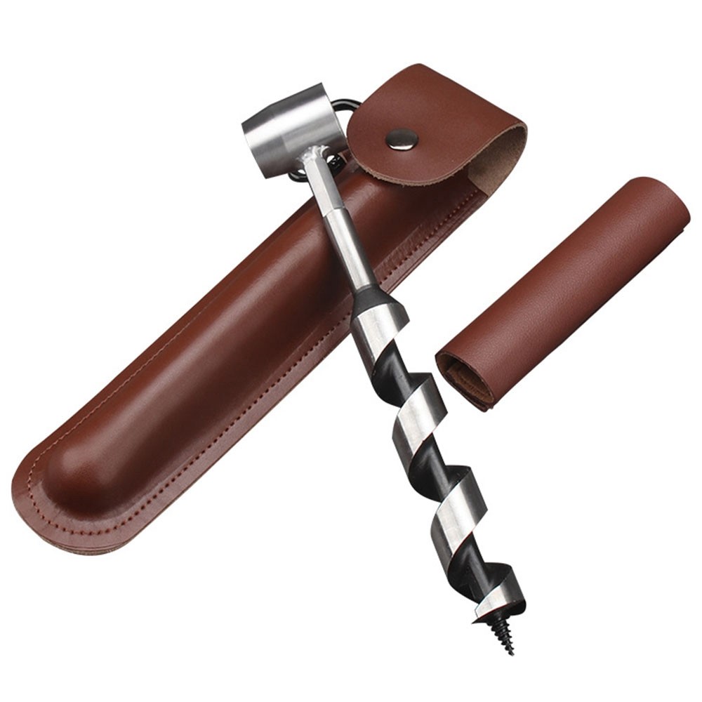 H237 Hand Auger Wrench Auger Drill Multifunction Tools Kit for Survival Outdoor, Manual Auger, Jungle Camping-1