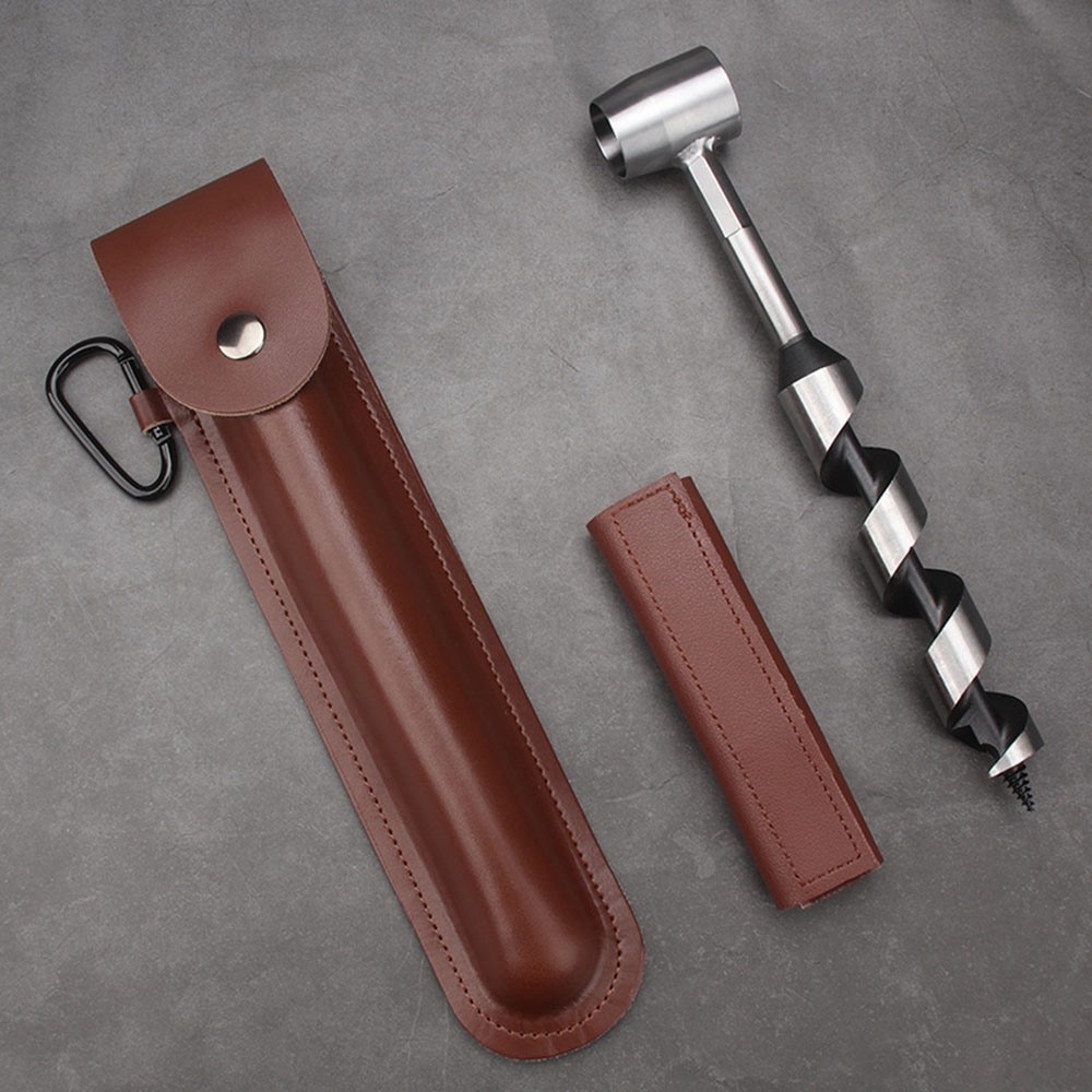 H237 Hand Auger Wrench Auger Drill Multifunction Tools Kit for Survival Outdoor, Manual Auger, Jungle Camping-8