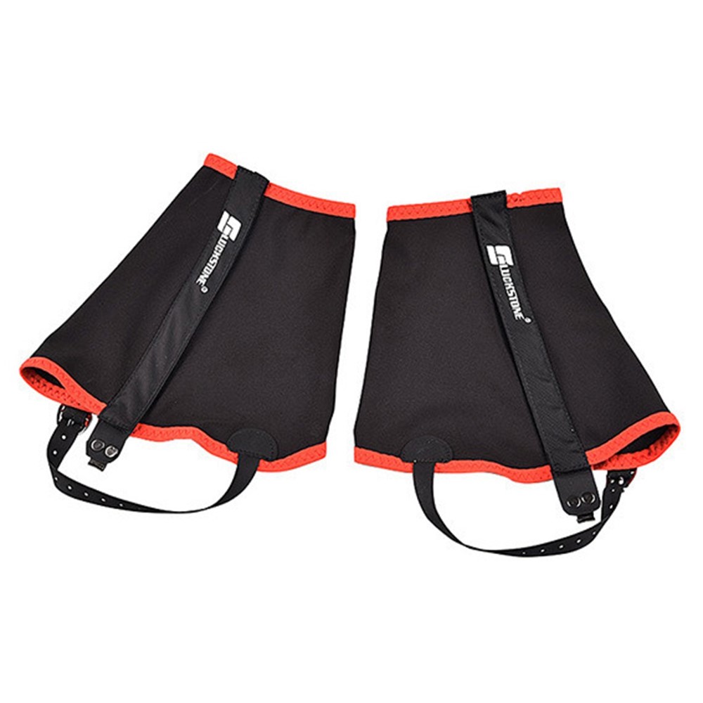 LUCKSTONE 1 Pair Protective Gaiters Outdoor Climbing Hiking Ski Walking Sand Stone Prevention Shoe Covers-4