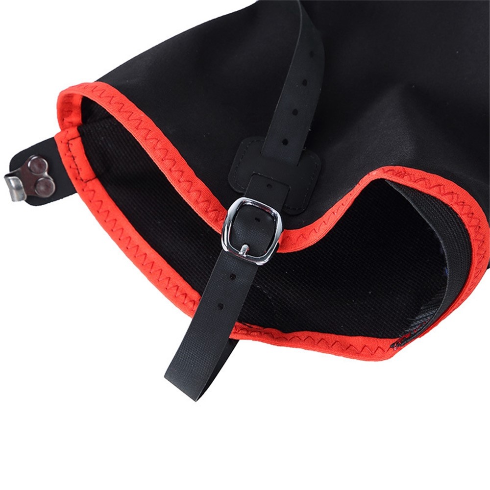 LUCKSTONE 1 Pair Protective Gaiters Outdoor Climbing Hiking Ski Walking Sand Stone Prevention Shoe Covers-8