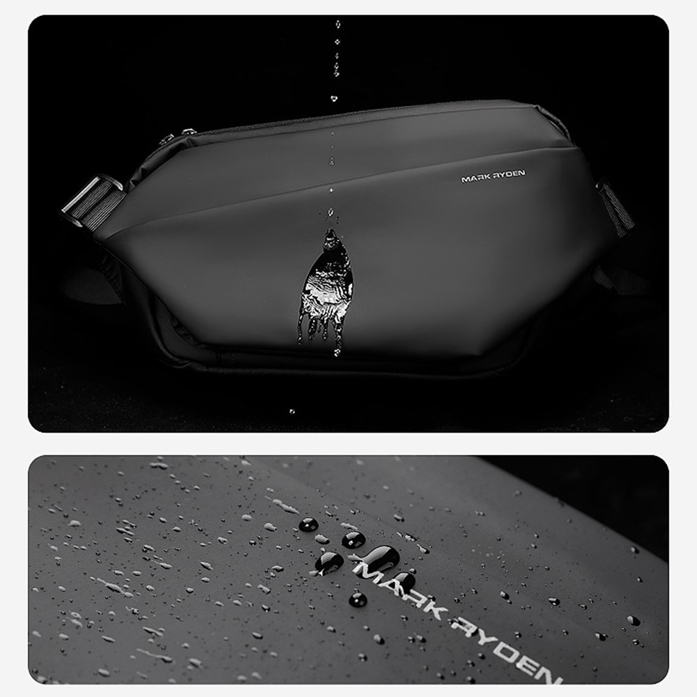 MARK RYDEN MR8368 Stylish Men Chest Bag Water-resistant Oxford Cloth Travel Casual Crossbody Bag-3