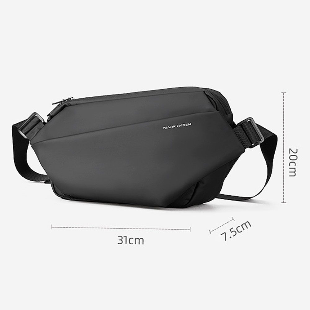 MARK RYDEN MR8368 Stylish Men Chest Bag Water-resistant Oxford Cloth Travel Casual Crossbody Bag-8