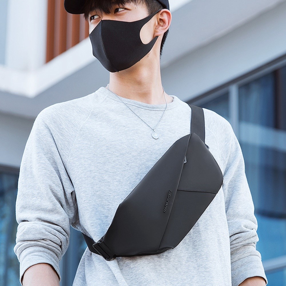 MARK RYDEN MR-7786 Stylish Casual Men Chest Bag Water-resistant Oxford Cloth Single Shoulder Crossbody Bag-7