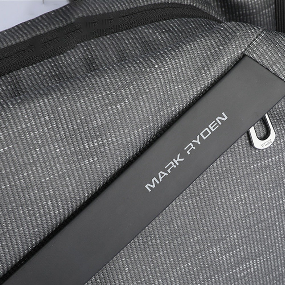 MARK RYDEN MR-7786SJ Stylish Men Oxford Cloth Chest Bag Student Sport Casual Crossbody Bag - Black-3