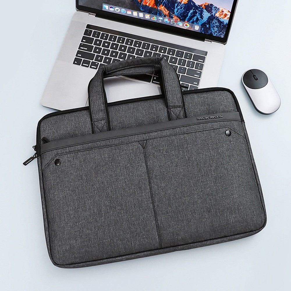MARK RYDEN MR8002 Anti-splash 14inch Laptop Handbag Plush Lining Notebook Carrying Pouch-11