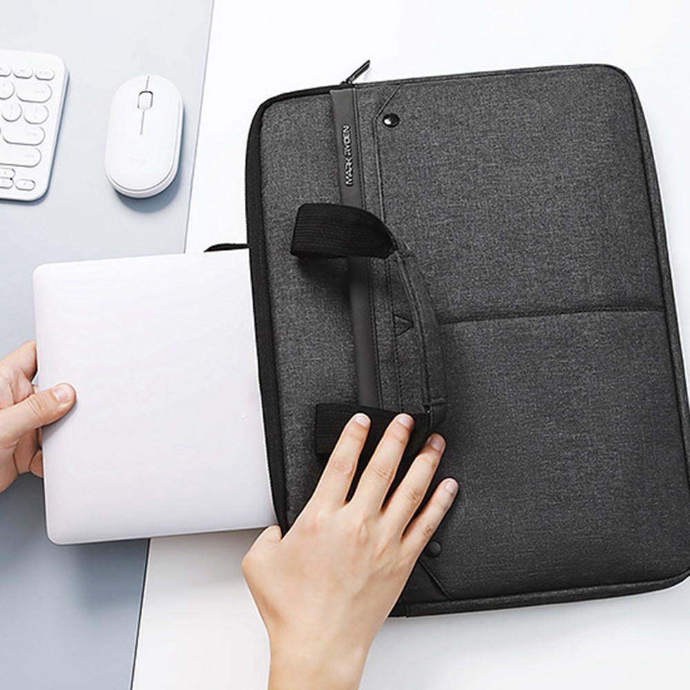 MARK RYDEN MR8002 15.6inch Notebook Carrying Pouch Plush Lining Anti-scratch Laptop Briefcase Handbag-4