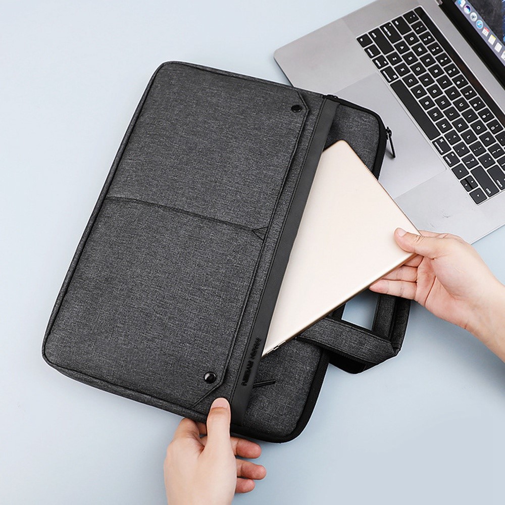 MARK RYDEN MR8002 15.6inch Notebook Carrying Pouch Plush Lining Anti-scratch Laptop Briefcase Handbag-5