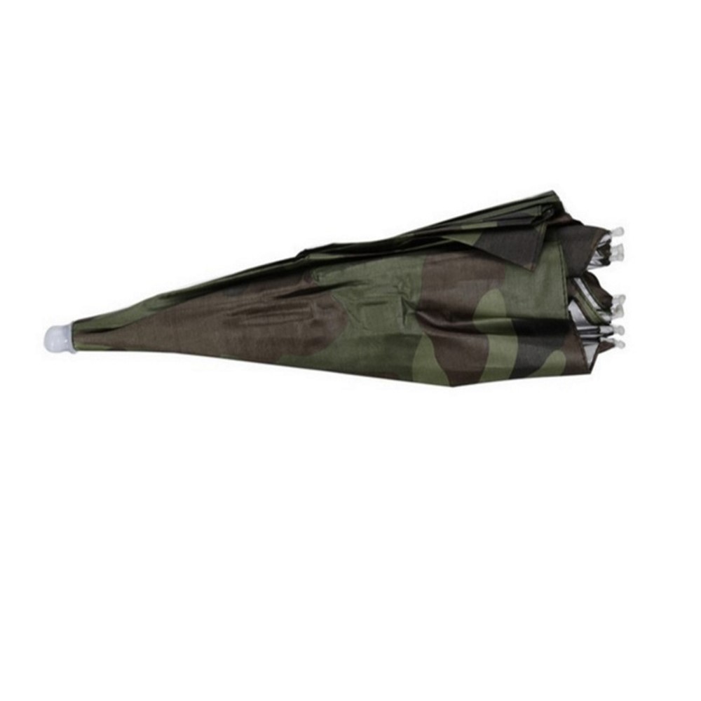 Outdoor Fishing Cap Portable Sunshade Head Umbrella Rain Hat with Adjustable Headband-4