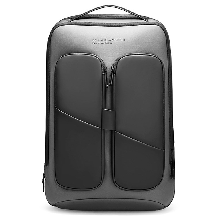 MARK RYDEN MR-9222 Multifunctional Anti Theft Backpack Men 15.6 inch Laptop Bag External Charging Port School Shoulder Bag - Grey-2
