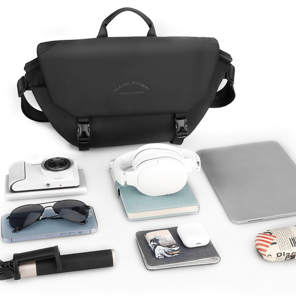 MARK RYDEN MR1016 Insert Buckles Crossbody Shoulder Bag Men Waterproof Chest Bag-3