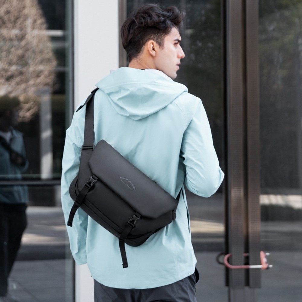MARK RYDEN MR1016 Insert Buckles Crossbody Shoulder Bag Men Waterproof Chest Bag-7