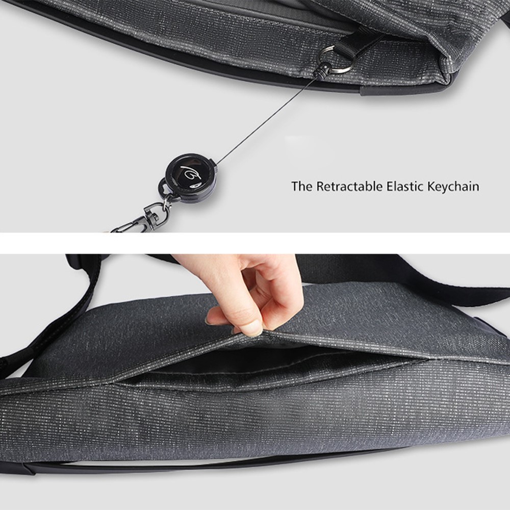 MARK RYDEN MR-2293 Magnetic Buckle Crossbody Bag Men Chest Bag with Anti-theft Back Pocket-5
