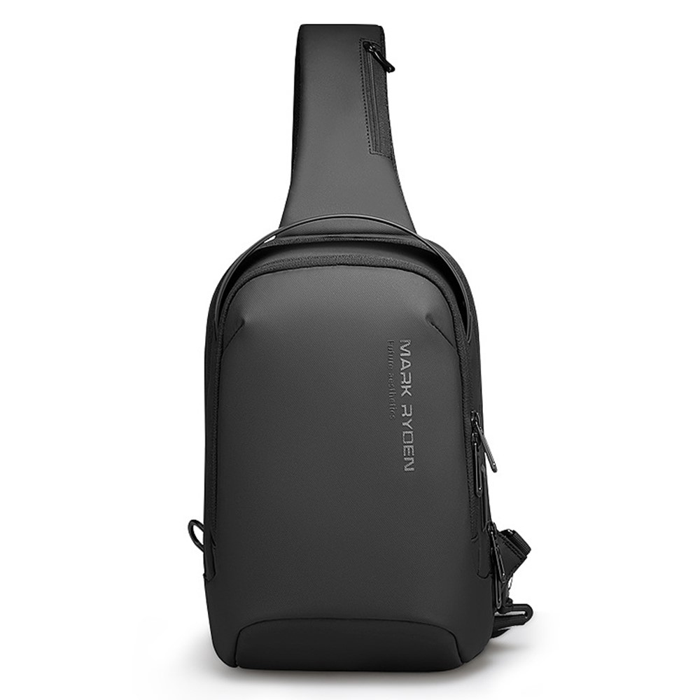 MARK RYDEN MR7918 Men Anti-splash Chest Bag 7.9inch Tablet Holder Crossbody Bag with Dual Charging Ports-2