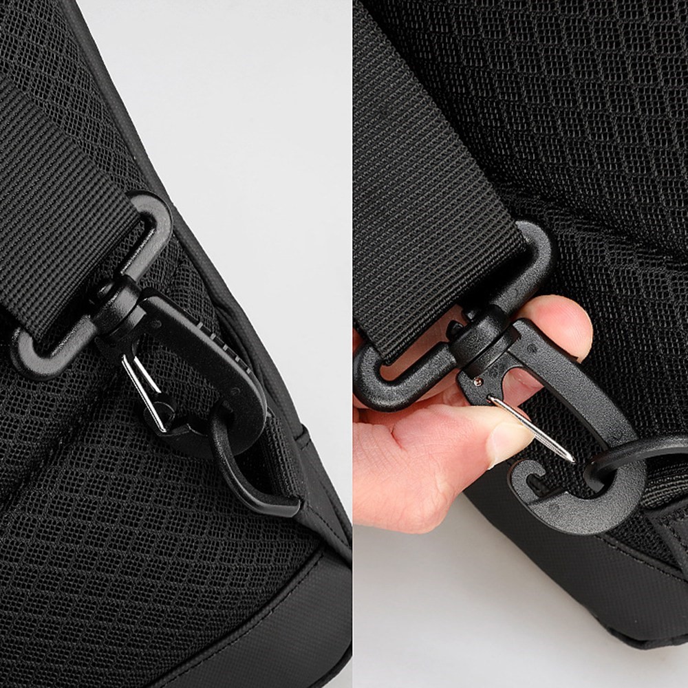 MARK RYDEN MR7918 Men Anti-splash Chest Bag 7.9inch Tablet Holder Crossbody Bag with Dual Charging Ports-6