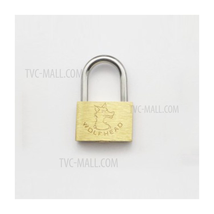 Small Brass Lock Luggage Case Padlock Box Case Lock Bicycle Lock 25mm-1