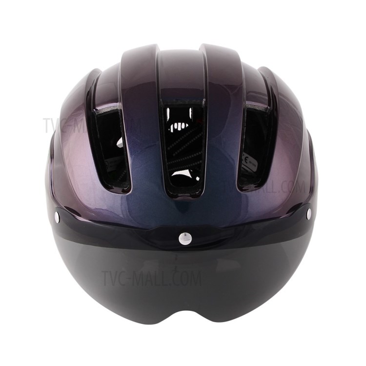 Gub City Play Casco De Ciclismo Ultralight Bike Helmet Road Road MTB Cascos Con Gafas Magnéticas - Púrpura-6