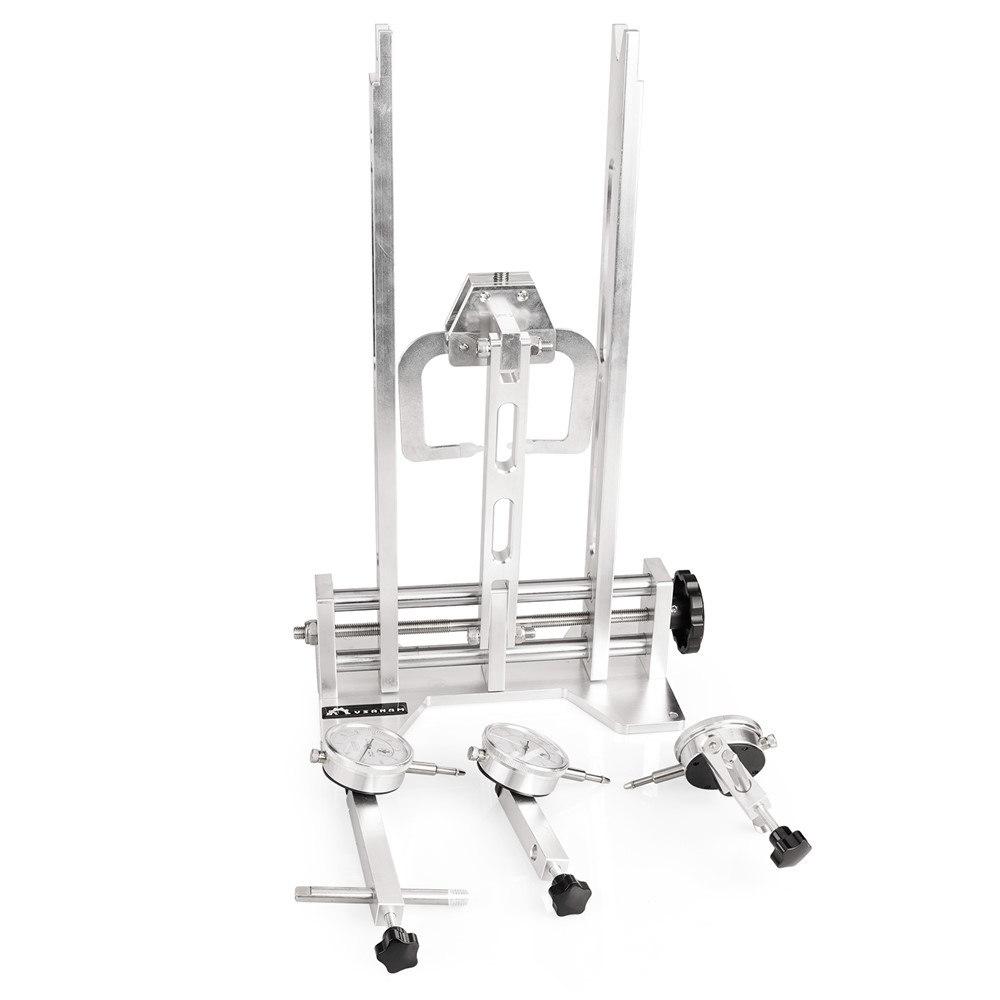 YSANAM Aluminum Alloy Bike Wheel Truing Stand with 3 Test Gauges Bicycle Repair Tools for Mountain MTB Bike Road Bicycle Cycling Accessories-2