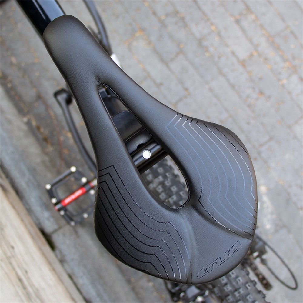 GUB 1183 Hollow Design Microfiber Leather Bike Seat Cover for Road Bike-2
