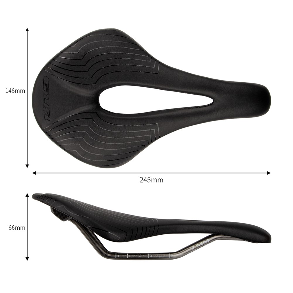 GUB 1183 Hollow Design Microfiber Leather Bike Seat Cover for Road Bike-4