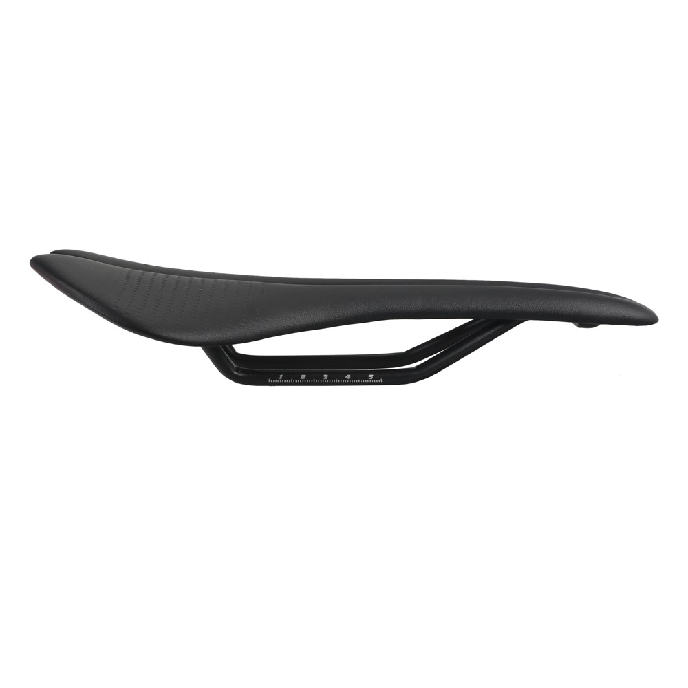 TOSEEK Shockproof Breathable Mountain Bike MTB Road Bicycle Saddle Seat Cushion (Width 143mm) - Black-11