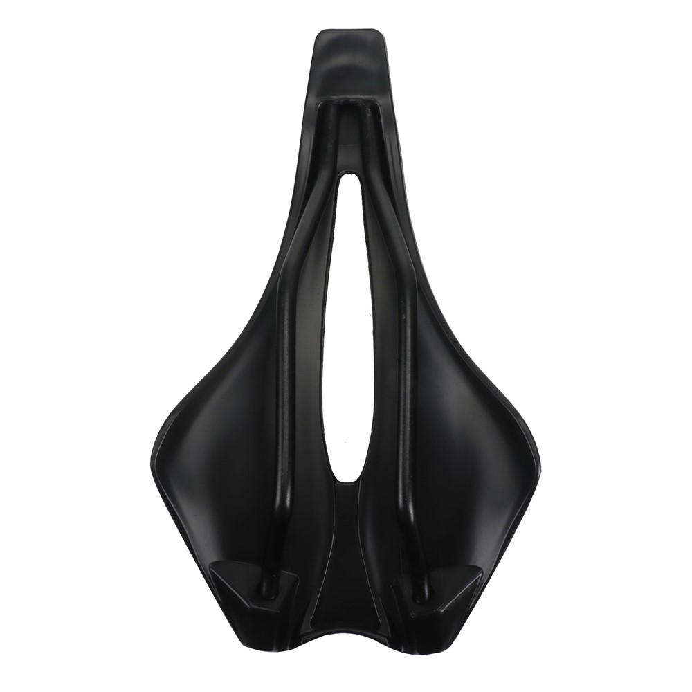 TOSEEK Shockproof Hollow Out Breathable Bike Saddle MTB Road Bicycle Seat Cushion (Width 139mm) - Black-10