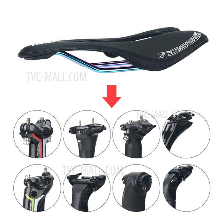 TOSEEK TS20 Superfine Fiber Skin Ultra Light Cushion Road Bike Saddles-1