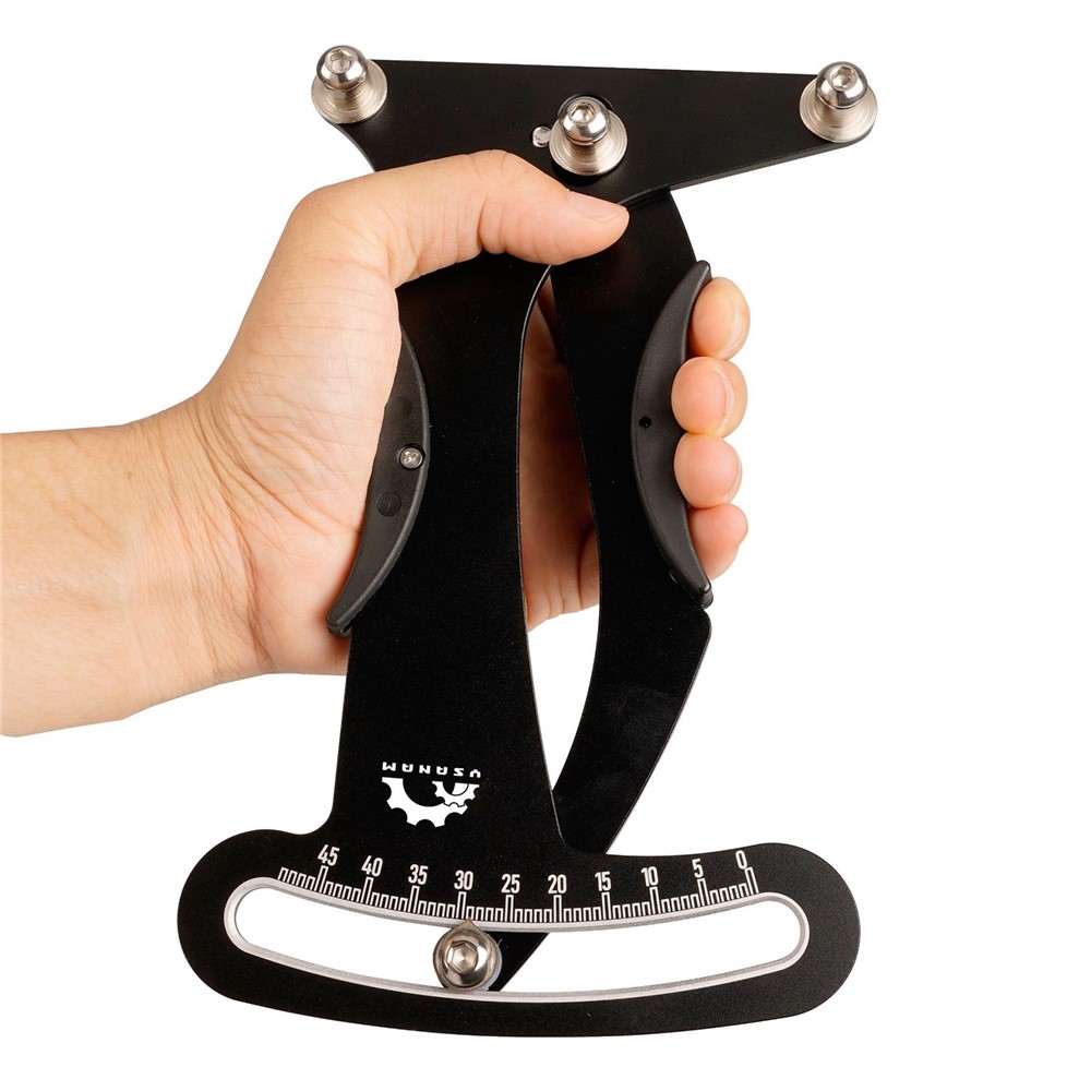 YSANAM Bicycle Spoke Tension Meter Measuring Tool Aluminum Alloy Wheel Repair Tool MTB Bike Meter Tensiometer-5