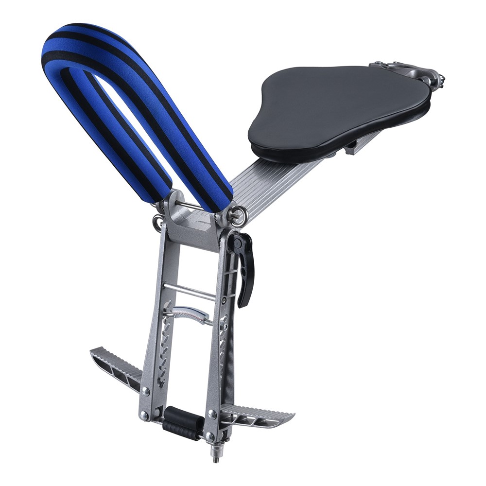 YSANAM Bicycle Seats Fast-Moving Front-Mounted Adjustable Safety Seat with Foam Handle / Folding Pedals for Kids Support 55-60Kg Loading-7