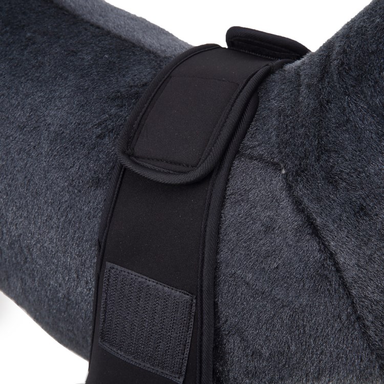 Dog Kneepad Tools Canine Leg Hock Joint Wrap Protection Brace, Size M - Black-7