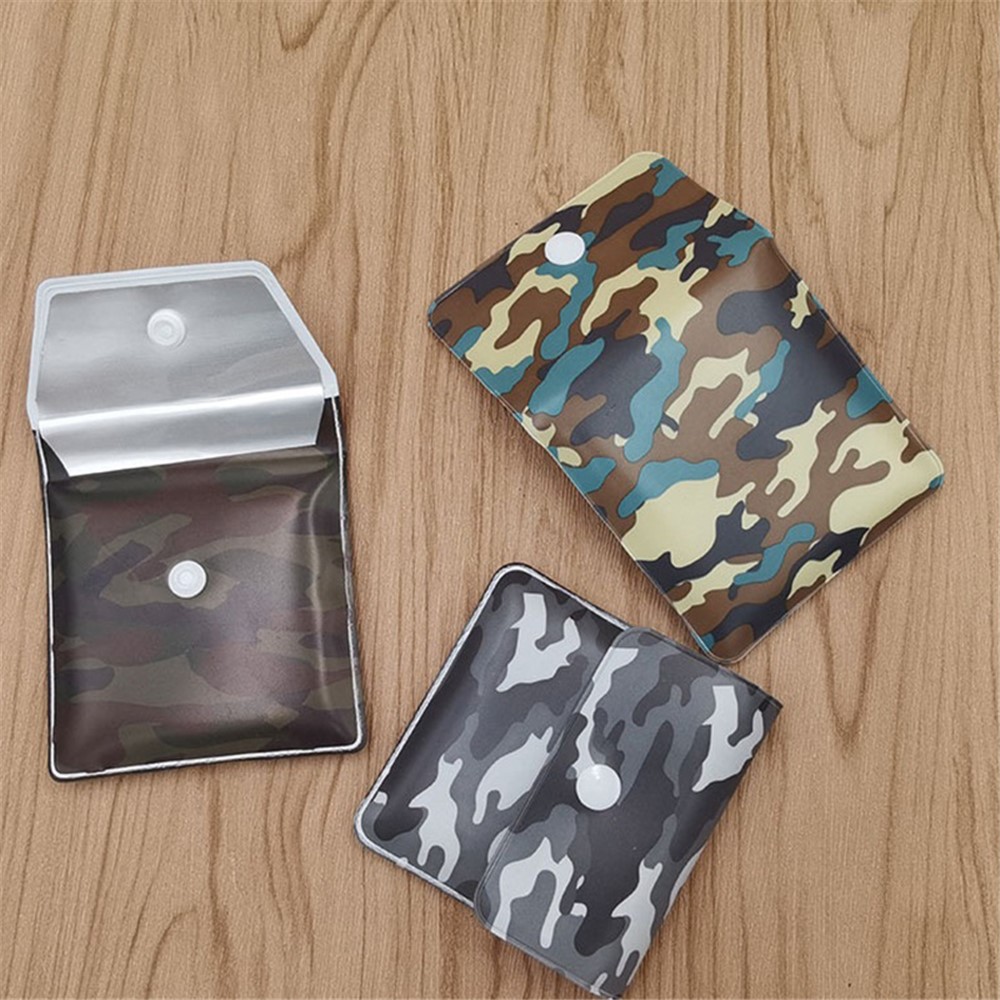 Portable Reusable Ashtray Pocket Outdoor Smoking Cigarette Ash Bag Fireproof Pouch - Black-2