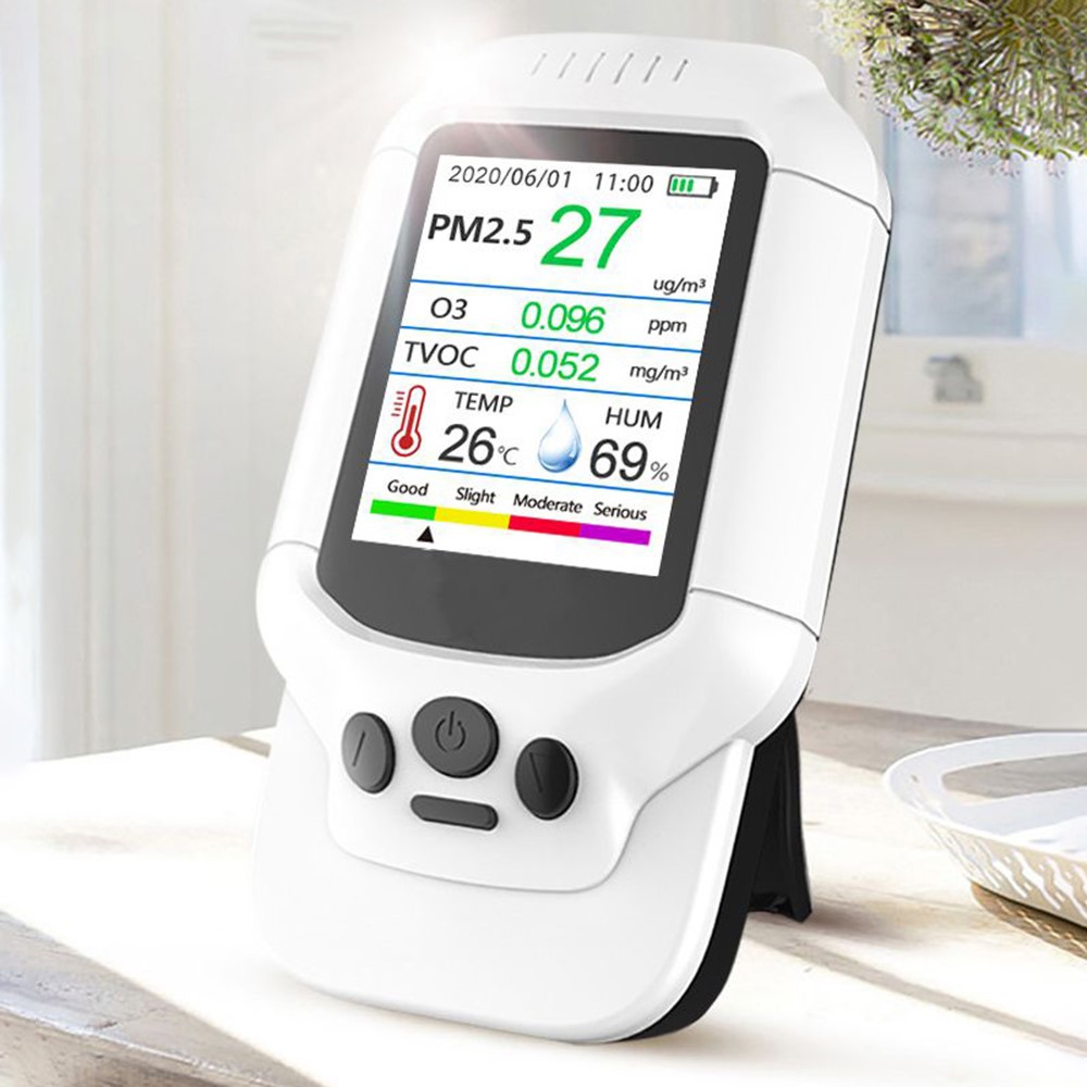 Air Quality Pollution Monitor Temperature Humidity Meter Teste PM2.5 Dust Detector for Home and Office-2