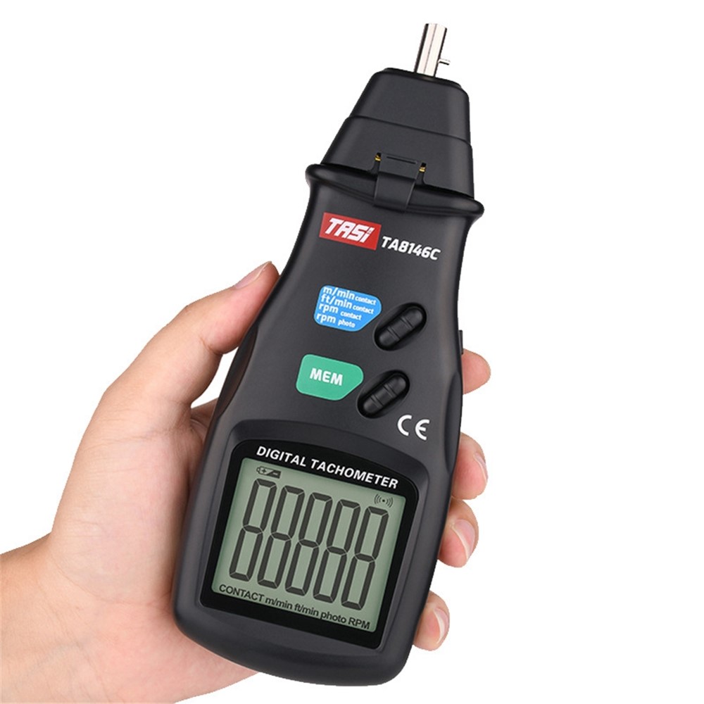 Shopping Tasi TA8146C Digitaler Tachometer 2.5999999rpm Lcd
