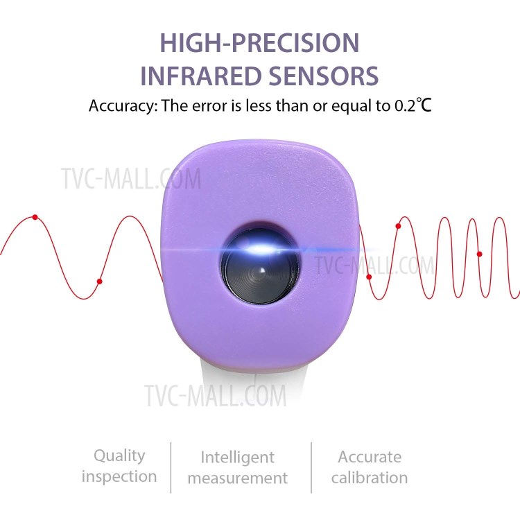 Hti HT820D Noncontact Infrared Forehead Thermometer CE/FCC/RoHS Certified