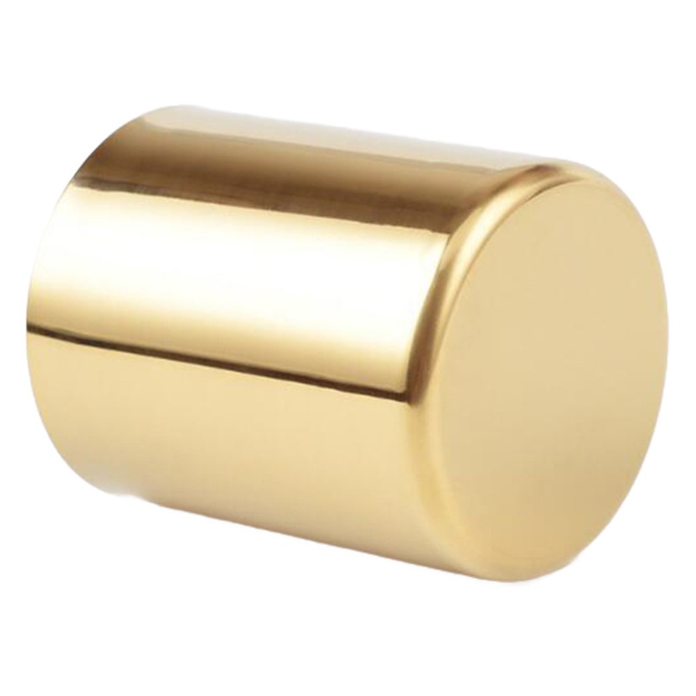 Nordic Golden Vase Round Pen Holder Stainless Steel Storage Tank Decoration-1