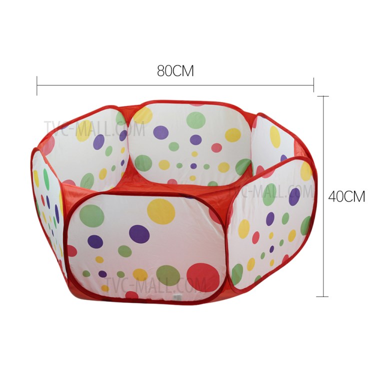 TG-PB062 Windproof Pet House Bed Foldable Pet Cat Cloth Fence - Red-3