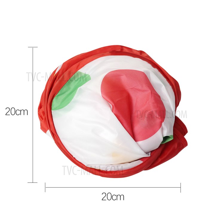 TG-PB062 Windproof Pet House Bed Foldable Pet Cat Cloth Fence - Red-6