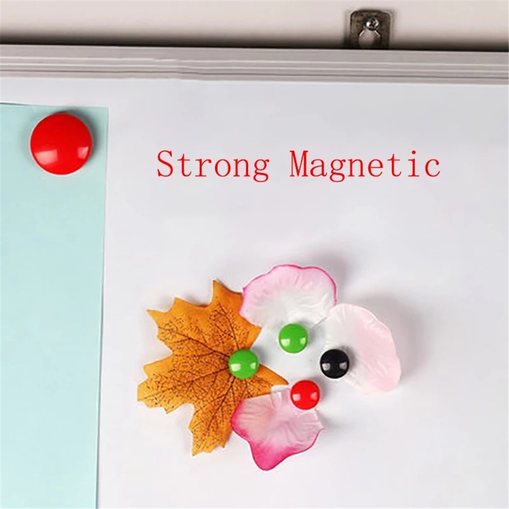 12PCS/Pack 30mm Mini Fridge Magnets Round Magnetic Button Whiteboard Magnets-3
