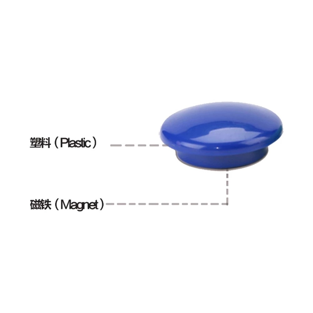 12PCS/Pack 30mm Mini Fridge Magnets Round Magnetic Button Whiteboard Magnets-8