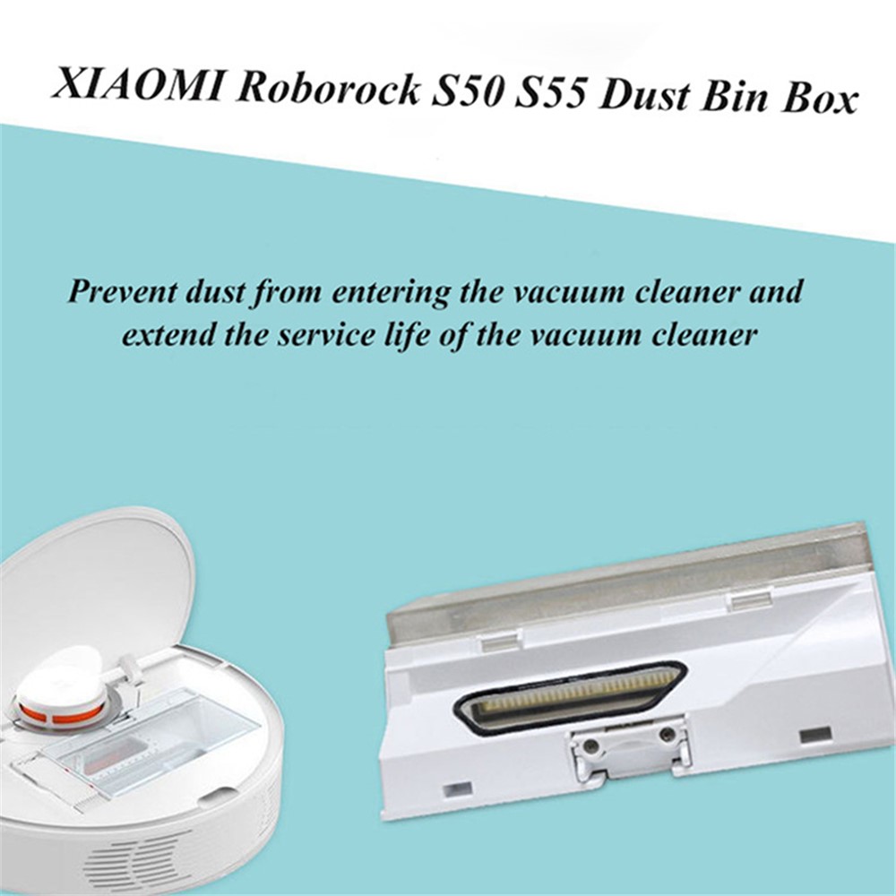 For Xiaomi Stone Sweeper S50/S51/S52/S55/T6 Cleaning Dust Bin Dirt Bucket Dust Collector Replacement-2