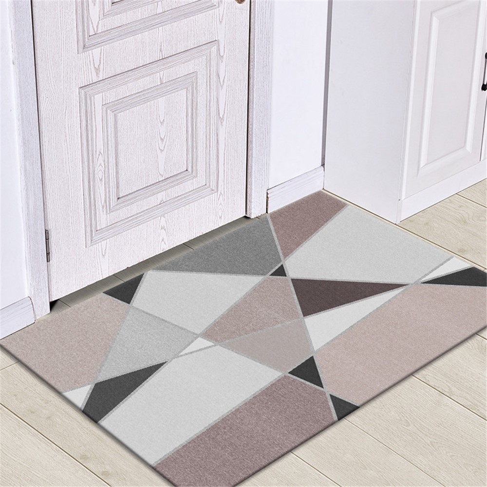 40 x 60cm Nordic Style Bathroom Rugs and Mats Machine Washable Bath Mat Rug Non-Slip Soft Floor Mats for Bedroom Living Room Dining Room - 12-2